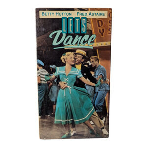 VHS -1950 Musical Film "Let's Dance" Starring Fred Astaire and Betty Hutton- New